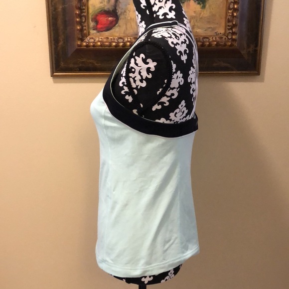 Lululemon mint green soft jersey cross stretch straps back athletic top - Picture 6 of 9